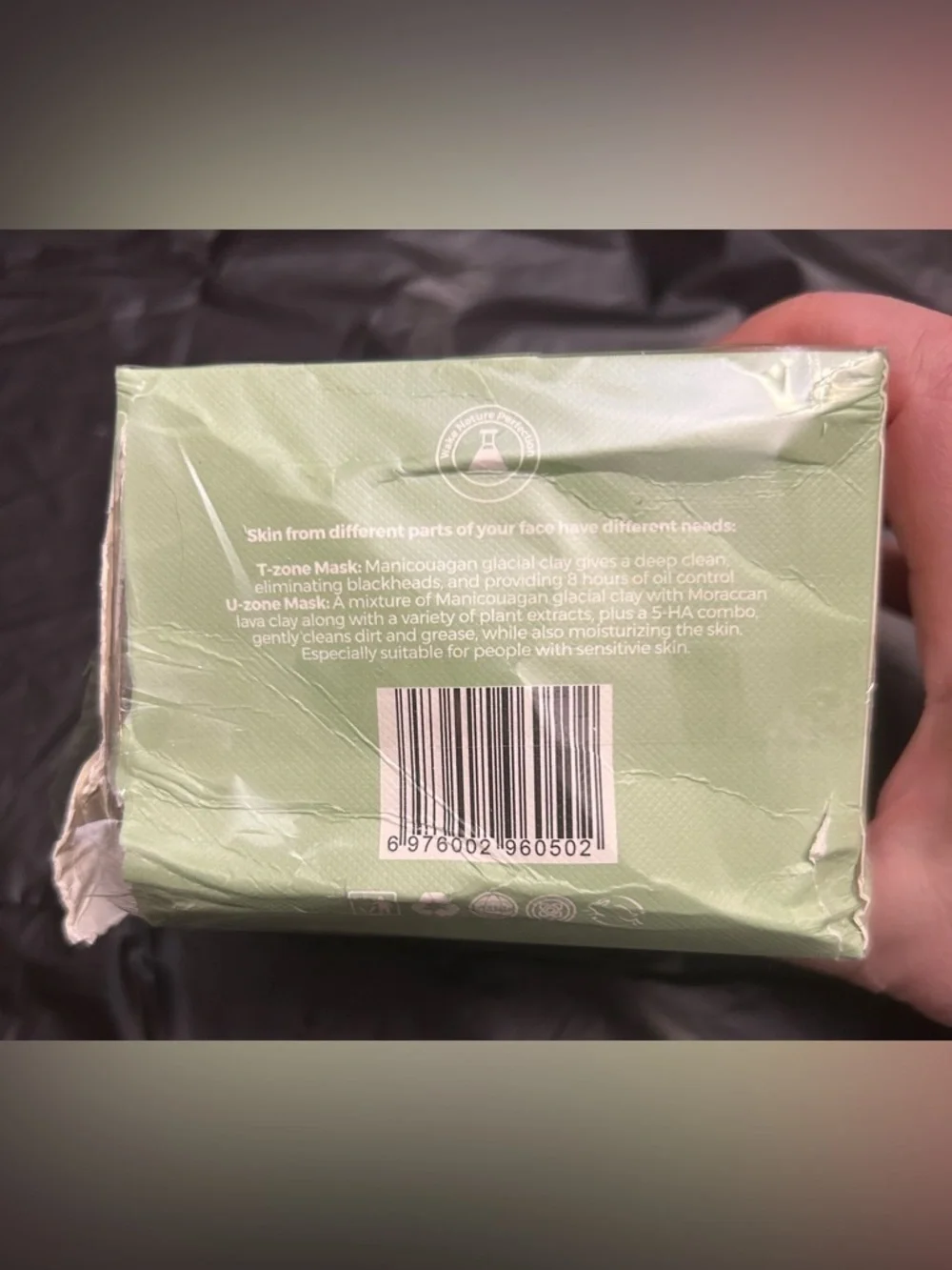 WNP Duo Nature Perfection -Green Clay Mask - 15-Minute Duo Cleansing Treatment